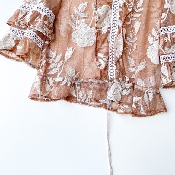 For Love & Lemons Emelia Top & Maxi Skirt Boho Set - Picture 12 of 16